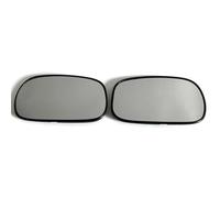 Heated Wing Mirror Glass Compatible with Nissan For Micra 1992 1993 1994 1995 1996 1997 1998 1999 2000 2001 2002 2003 Car Convex Door Mirror Glass(A pair)