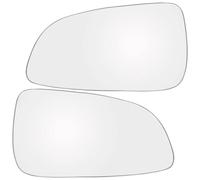 Heated Wing Mirror Glass Compatible with Vauxhall For Astra H 2004 2005 2006 2007 2008 2009 Left Right Side For Wing Mirror Glass Convex(A pair)