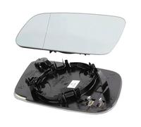 Heated Wing Mirror Glass for Audi A3 8P1 S3 Sportback 2000 2001 2002 2003, Car Rearview Side Mirror Glass Replacement with Backing Plate Car Accessories,Left