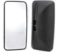 Heated Wing Mirror Glass for Mitsubishi Canter FUSO FE FG 2005-2011 2012-2016 2017 2018 2019 2020 2021,Reversing Lens Rear View Mirror Heated with Backing Plate Accessories,C-1 Pair