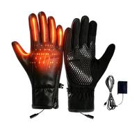 Heated Winter Gloves Electric Touchscreen Waterproof Windproof USB Powered | Heated Motorcycle Gloves for Cold Weather Outdoor Sports Work Hiking Camping Winter Cycling