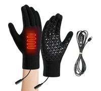 Heated Work Gloves - USB Heating Gloves | Touchscreen Hand Warmer Mittens for Camping Snowboarding Motorcycling Outdoor Activities Skiing Commuting Hiking Cycling and Hunting