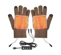 Heated Work Gloves | USB Plug-in Hand Warmer Knitted | Gloves Heated - Three Temperature Settings for Men Women Outdoor Activities Sports Cycling Skiing Motorcycle Riding