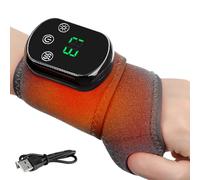 Heated Wrist Wrap - Warmers with 3 Vibration Modes,Heated Wrist Brace Left Right Hand,for Women Men Elbow Ankle Arm Leg Work Exercise Travel Outdoor Cycling Camping