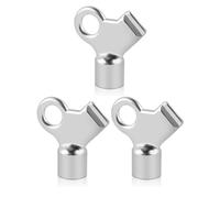 Heater Bleed Key 5.5mm - Heavy Duty Radiator Bleed Key Ideal for Bleeding Heaters, Durable and Ergonomic for Optimal Use (Pack of 3)