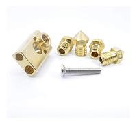 Heater Block Nozzle kit Compatible with Ultimaker 2 + UM2 Extended 3D Printer Olsson Block Hotend, Interchangeable Nozzle, 3.0mm