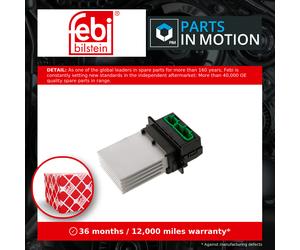 Heater / Blower Resistor 36695 Febi Regulator Rheostat 6441L2 27761AX010 Quality