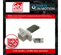 febi bilstein 38635 Resistor for blower, pack of one, Black