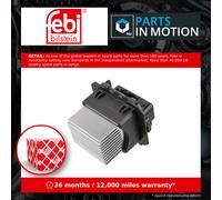 Heater / Blower Resistor fits RENAULT CAPTUR Mk1 9 1.2 1.3 1.5D 2013 on Febi New