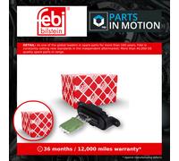 Febi Bilstein 181766 Resistor For Interior Blower, Pack of 1