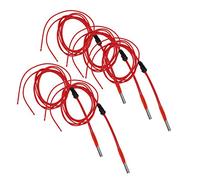 Heater Cartridge Heating Rod, 5Pcs 24V Stainless Steel with Terminal 6x20mm/0.2x0.8in 3D Printer Heating Rod Cartridge Heaters for C R-10S Pro/C R-X/Ender 3 (24V 40W)