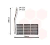 Heater core 02006177 VAN WEZEL for LAND ROVER FREELANDER I