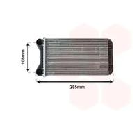 Heater core 03006223 VAN WEZEL for AUDI SEAT