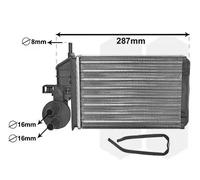 VAN WEZEL 17006259 Heater matrix