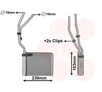 VAN WEZEL 18006364 Heater matrix