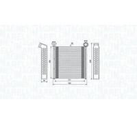 MAGNETI MARELLI 350218448000 Heater matrix