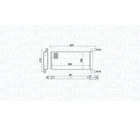 MAGNETI MARELLI 350218451000 Heater matrix