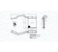 MAGNETI MARELLI 350218453000 Heater matrix