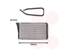 Heater core 37006196 VAN WEZEL for OPEL OMEGA B OMEGA B Estate