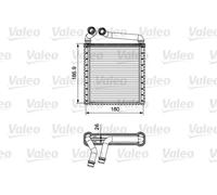 VALEO 811500 Heater matrix