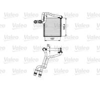 VALEO 811536 Heater matrix