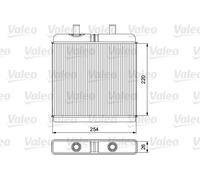 VALEO 811539 Heater matrix