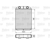 Heater core 811553 VALEO for DACIA RENAULT