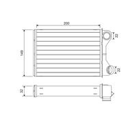 VALEO 811569 Heater matrix