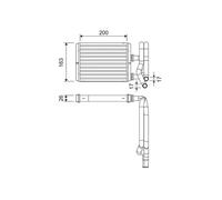 Heater core 811577 VALEO for HONDA CIVIC VII Hatchback CIVIC VII Coupe