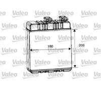 VALEO 812222 Heater matrix