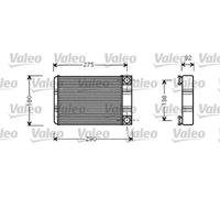 VALEO 812321 Heater matrix