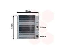 Heater core Brazed cooling fins 06006211 VAN WEZEL for BMW 3 3 Coupe X3