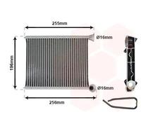 Heater core Brazed cooling fins 09006281 VAN WEZEL for PEUGEOT CITROËN