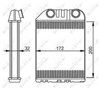 NRF 54287 Heater matrix