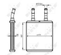 NRF 54291 Heater matrix
