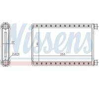 NISSENS 70523 Heater matrix