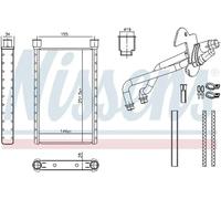 NISSENS 707282 Heater matrix