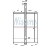 NISSENS 71748 Heater matrix