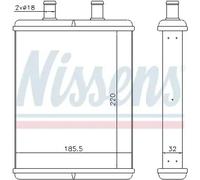 NISSENS 71817 Heater matrix