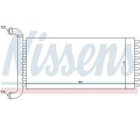 NISSENS 72037 Heater matrix