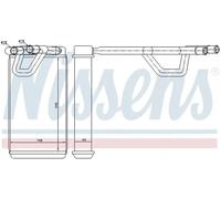 NISSENS 72208 Heater matrix