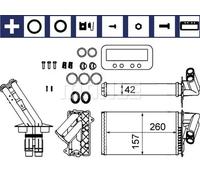 MAHLE ORIGINAL AH 103 000S Heater matrix