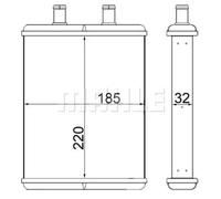 MAHLE AH 2 000S Heater matrix