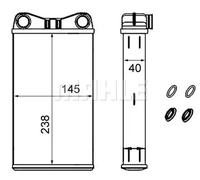 MAHLE ORIGINAL AH 239 000S Heater matrix