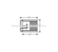 AVA COOLING SYSTEMS HY6168 Heater matrix