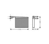AVA COOLING SYSTEMS MSA6372 Heater matrix