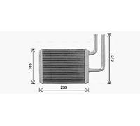AVA COOLING SYSTEMS MT6284 Heater matrix