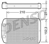 DENSO DRR09073 Heater matrix
