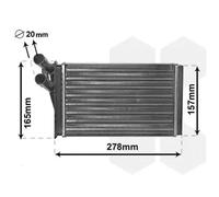 HEAT EXCHANGER INTERIOR HEATING 03006097 FOR AUDI A4/S4 4000 90 80 COUPE 2.0L A4