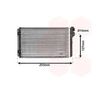 VAN WEZEL 37006116 Heater matrix